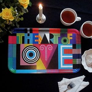 Art of love breakfast tray by metagram