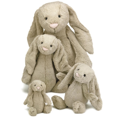 Jellycat bashful bunny beige family