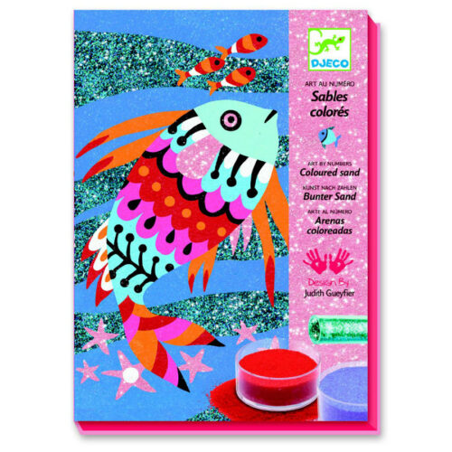 Djeco coloured sands fish rainbow