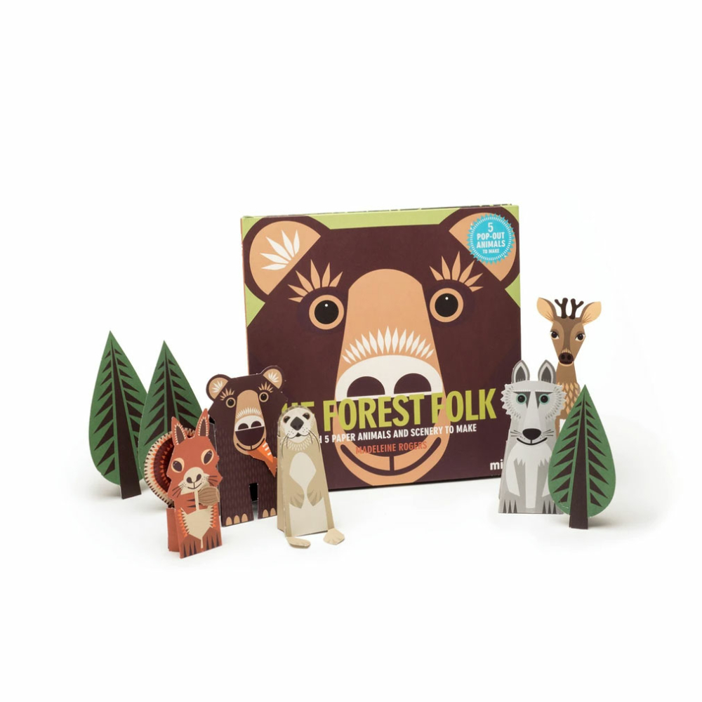 forest folk activity book by Mibo
