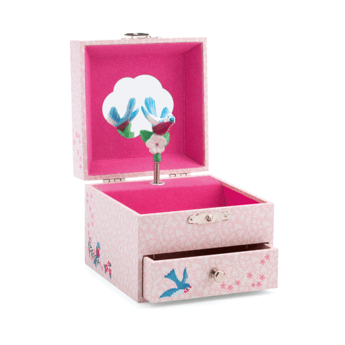 Finch musical jewellery box by Djeco