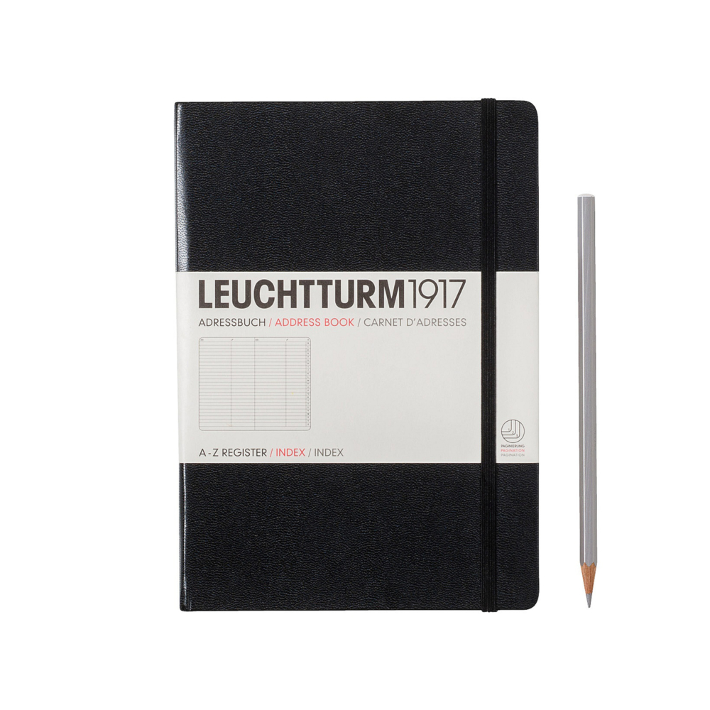 address book black A5 by LEuchtturm1917
