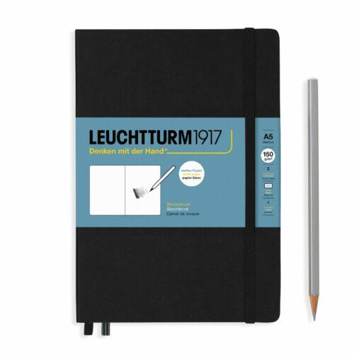 Medium Sketchbook A5 black by Leuchtturm1917