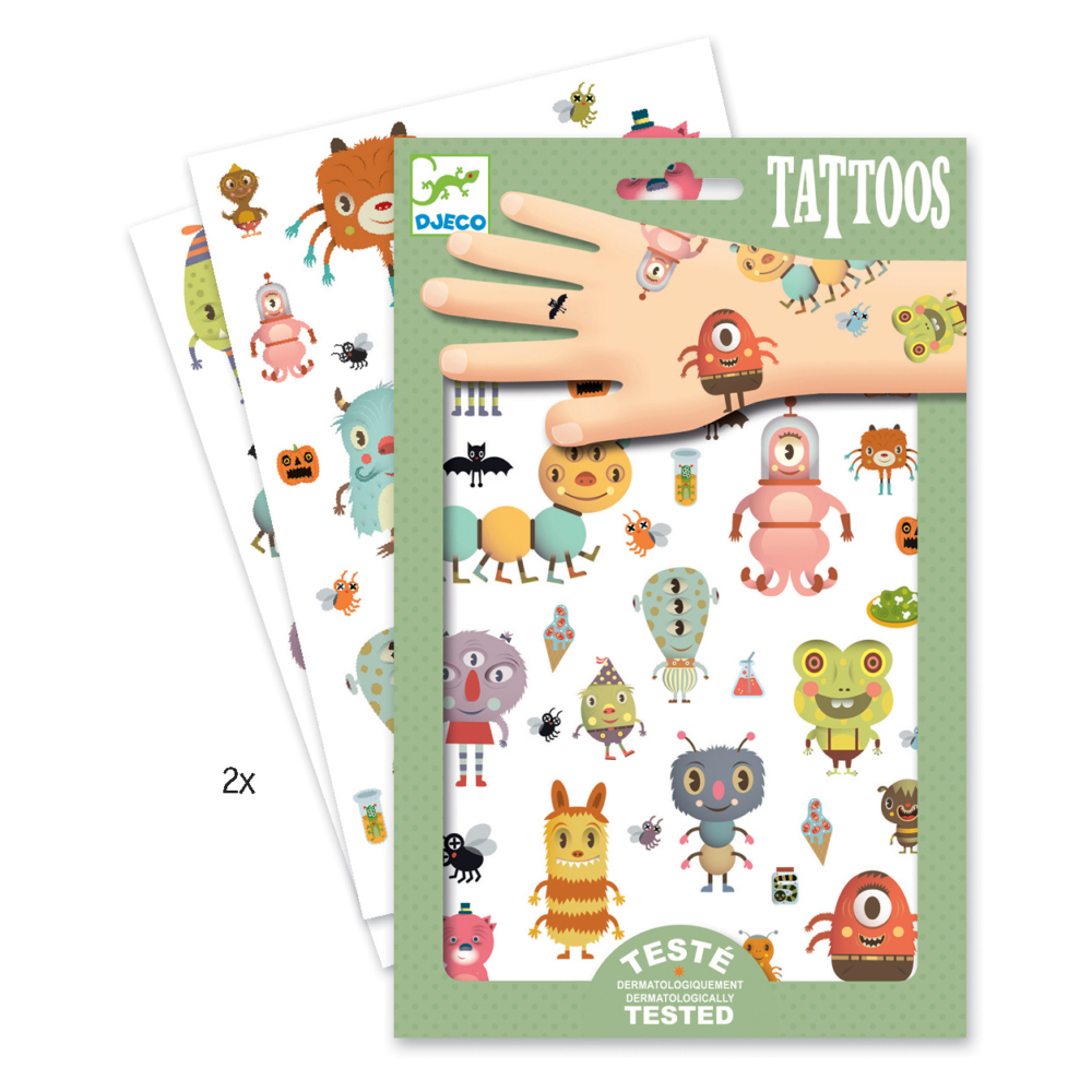 Tattoos Monsters by Djeco