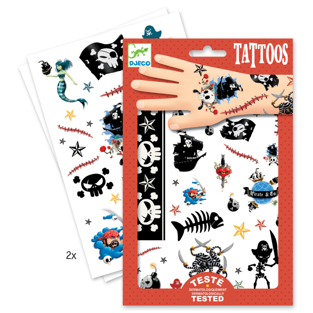 Tattoos Pirates by Djeco