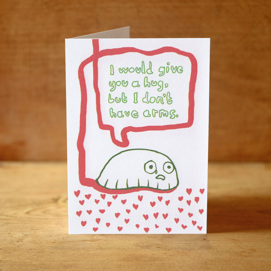 Slug Hug Card by Sarah Ray