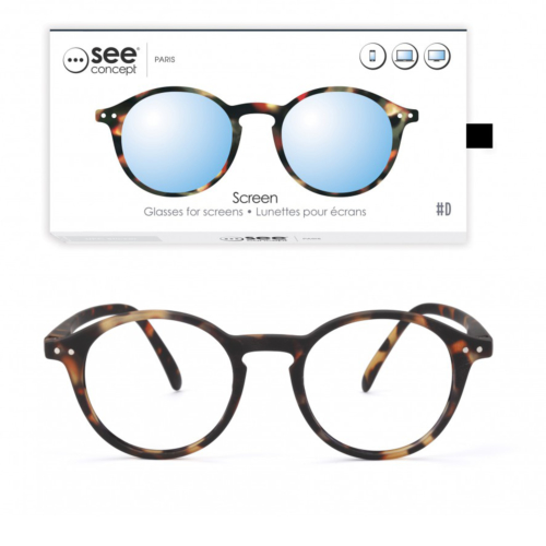 screen glasses frame d tortoise by izipizi