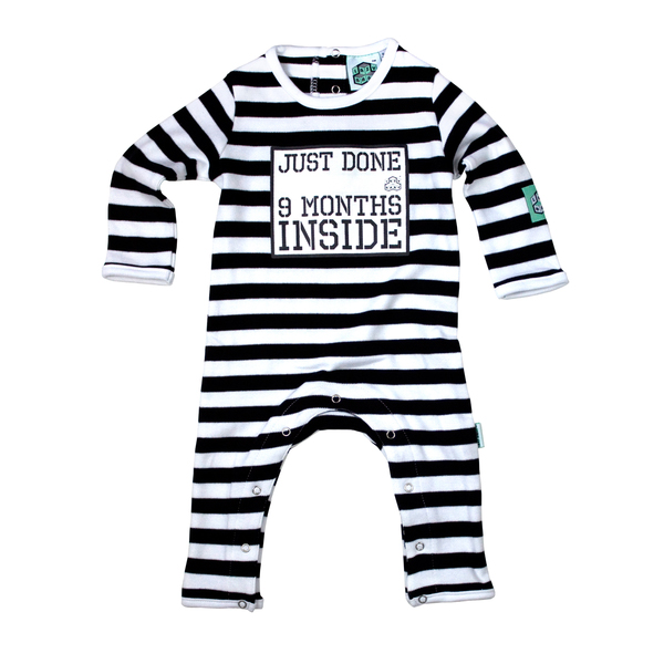 9 months inside babygrow by Lazy Baby