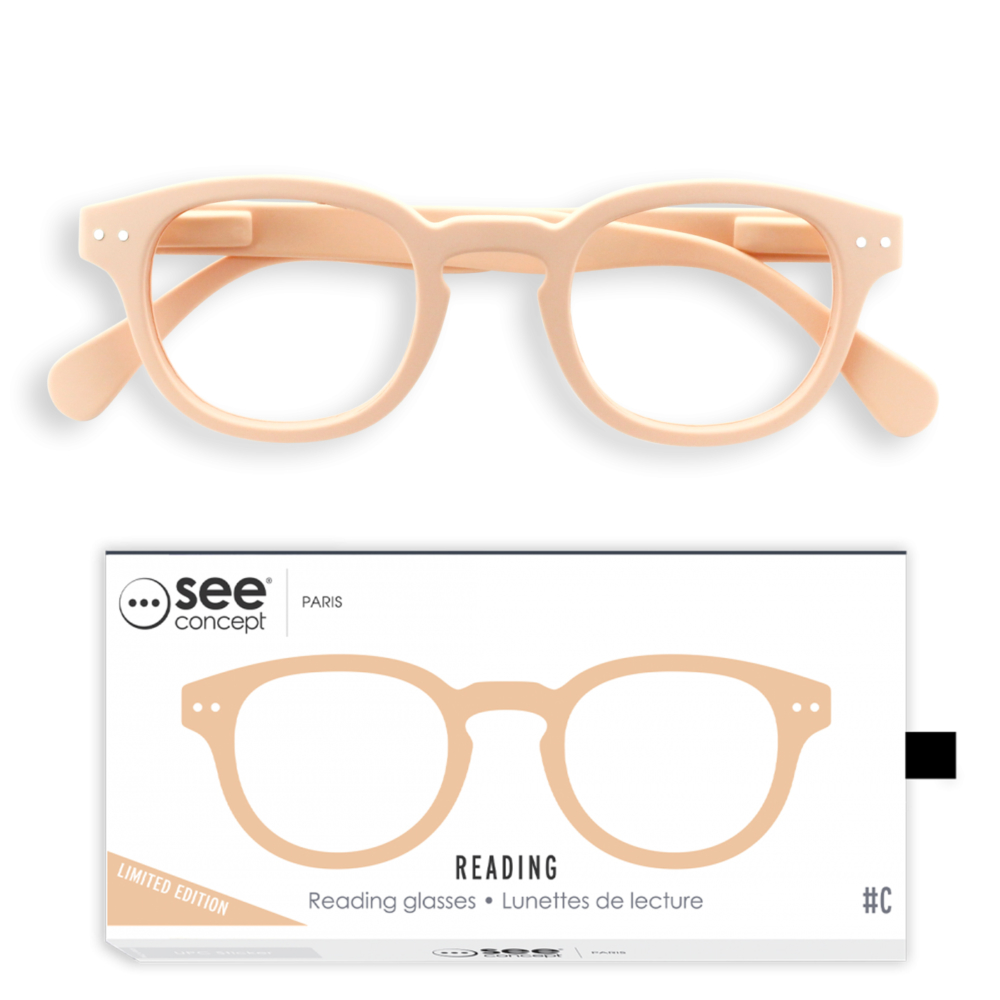 Special Edition 2016 C nude fashion reading glasses by See Concept