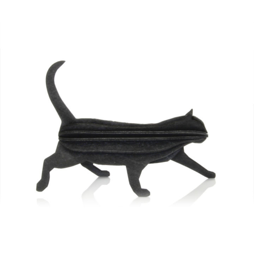 wooden Black Cat by Lovi