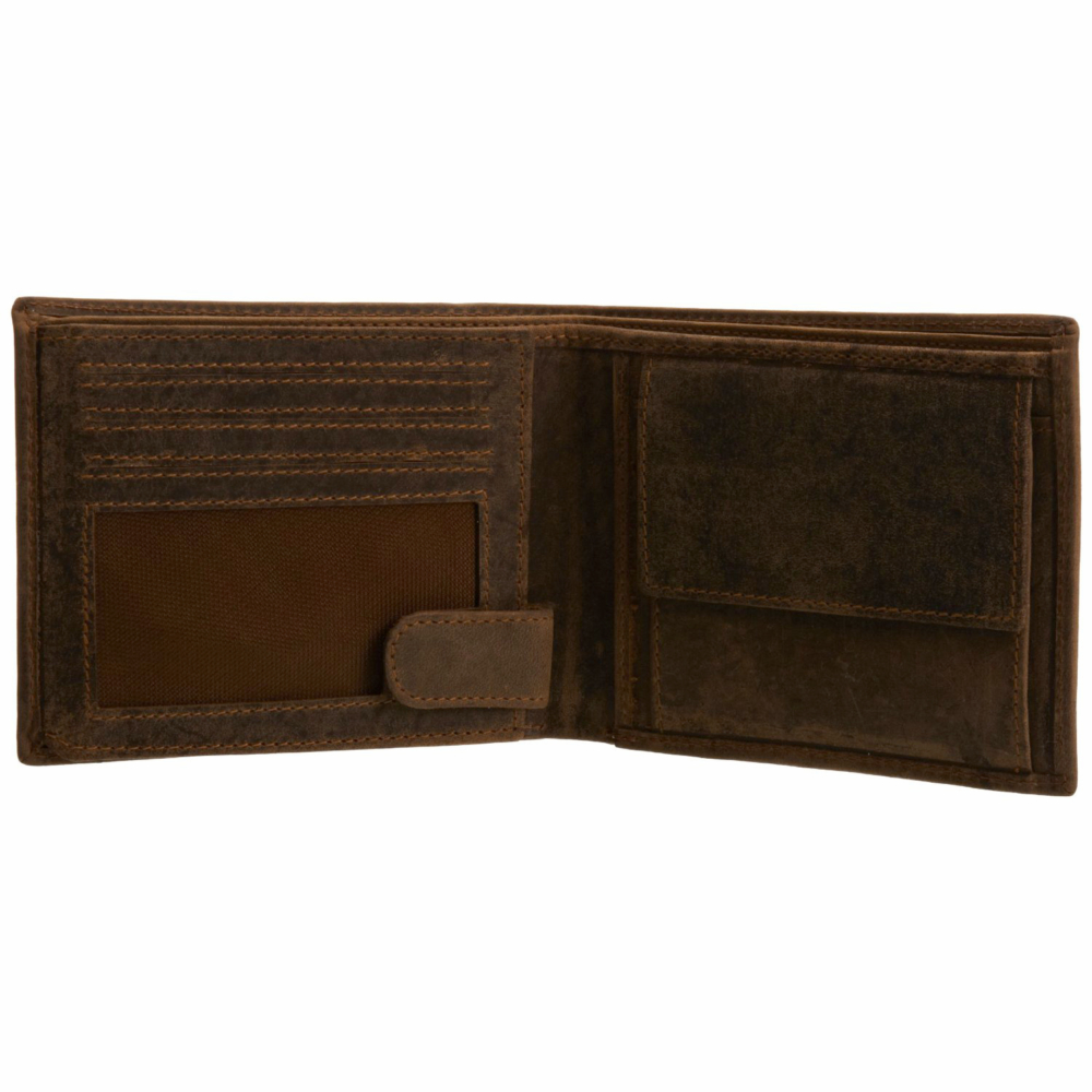 open leather wallet by hydestyle london