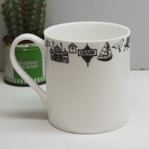 Brighton Mug Top strip by Martha Mitchell Design