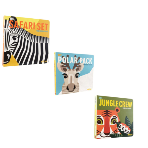 Mibo board book collection by Madeleine Rogers