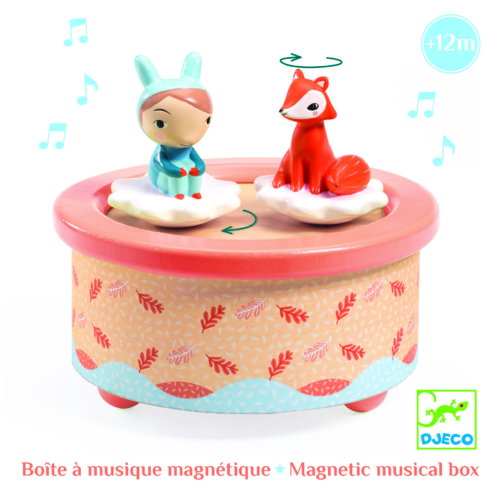 magnetic musical box fox melody by Djeco