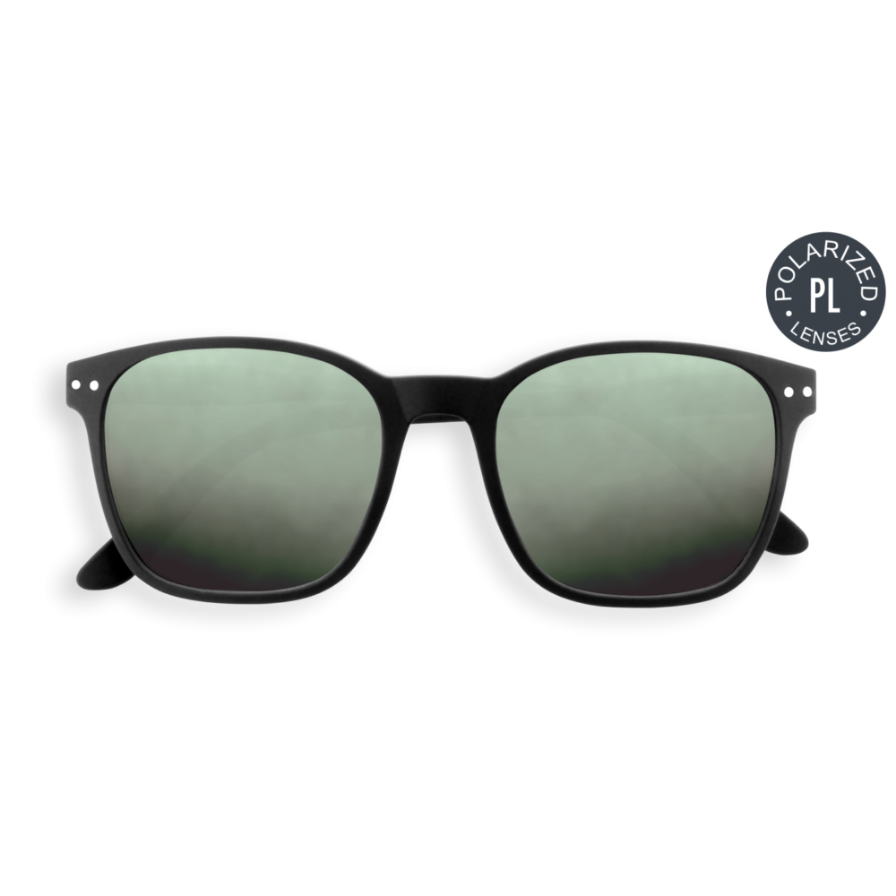 Sun nautic polarized sunglasses black frame #E by Izipizi