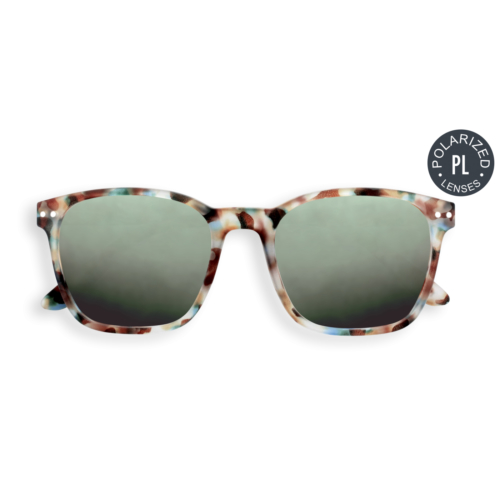 sun nautic polarized sunglasses blue tortoise frame #E by Izipizi