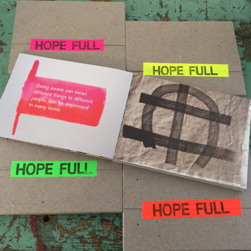 Hope Full Artist Book by Halina Ekberg