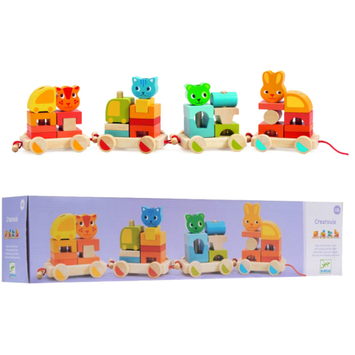 Crearoule activity train by Djeco