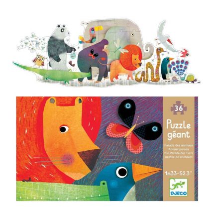 animal parade giant puzzle by djeco