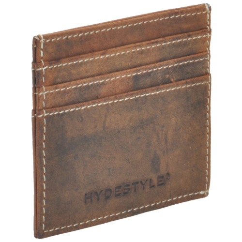 Leather card case shirt wallet by Hydestyle London