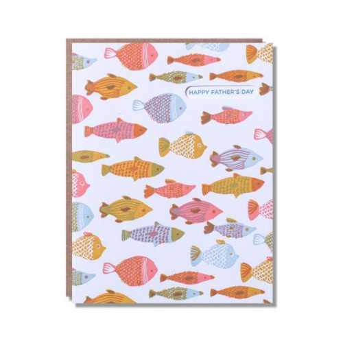 fathers day fishes card by egg press
