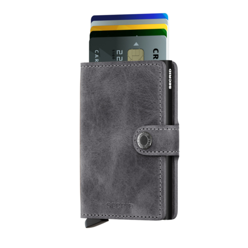 Secrid mini wallet vintage grey by Secrid