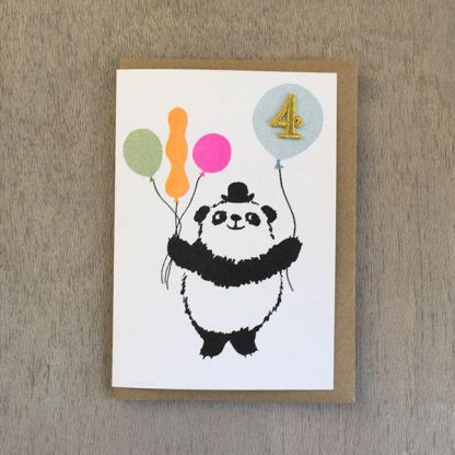 riso pets age kids card panda 4 by Petra Boase