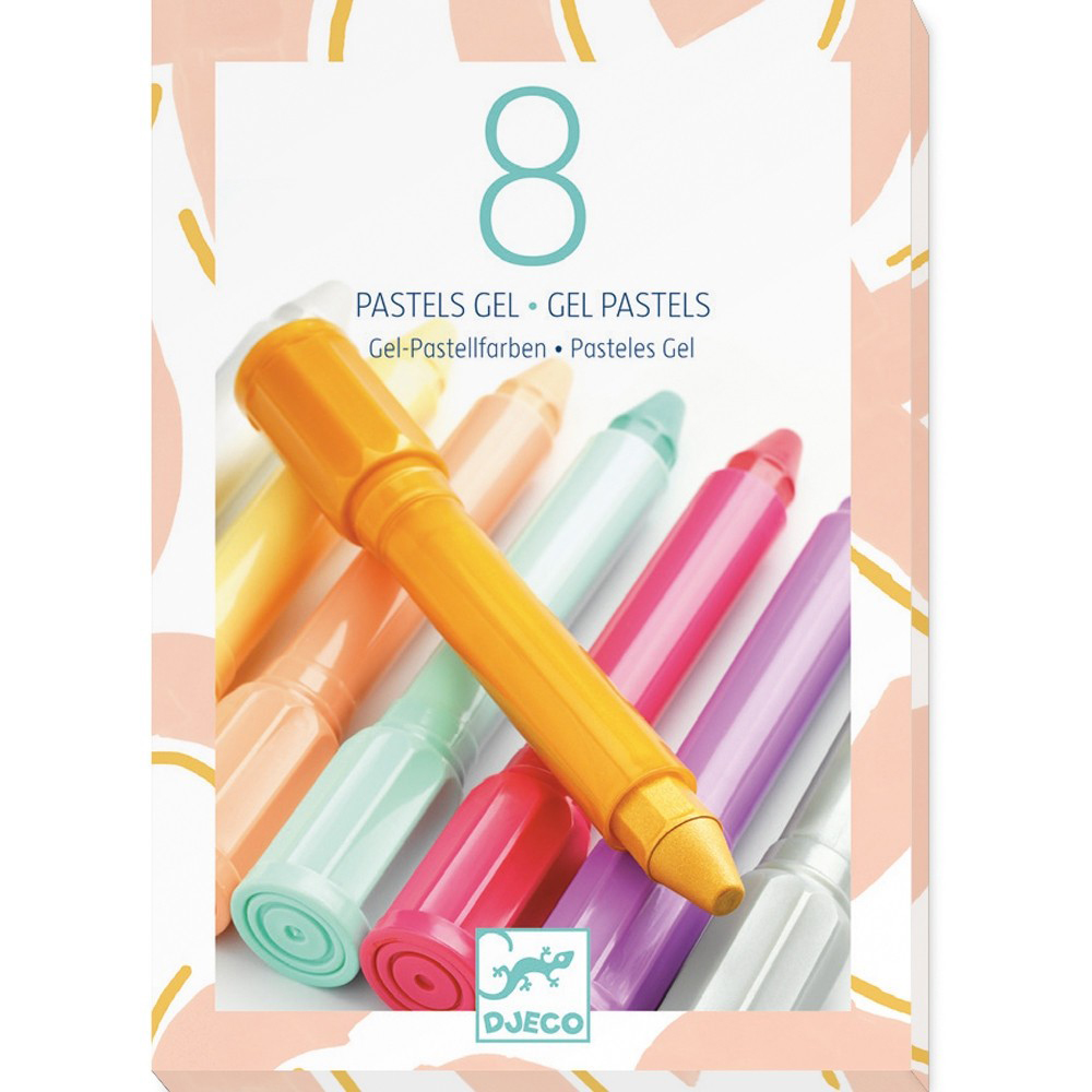 8 pastel gels sweet colours by Djeco