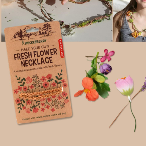 huckleberry make your own fresh flower necklace