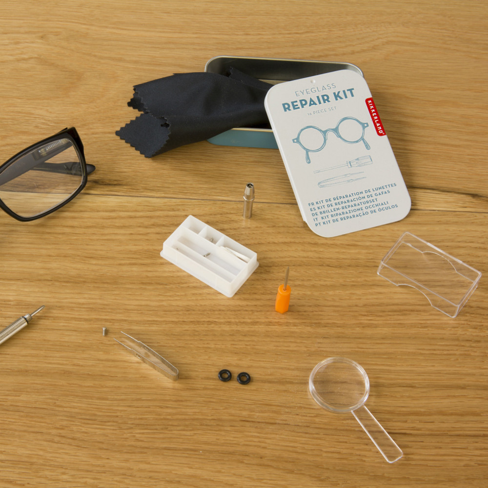 emergency eyeglass repair kit by Kikkerland