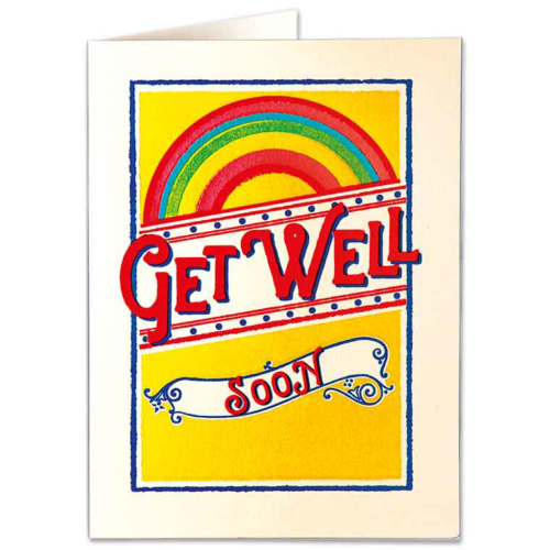 get well rainbow card by the archivist gallery