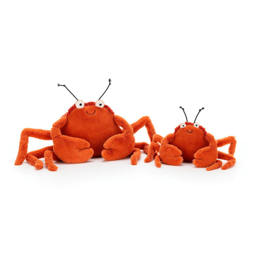 crispin crab family by jellycat
