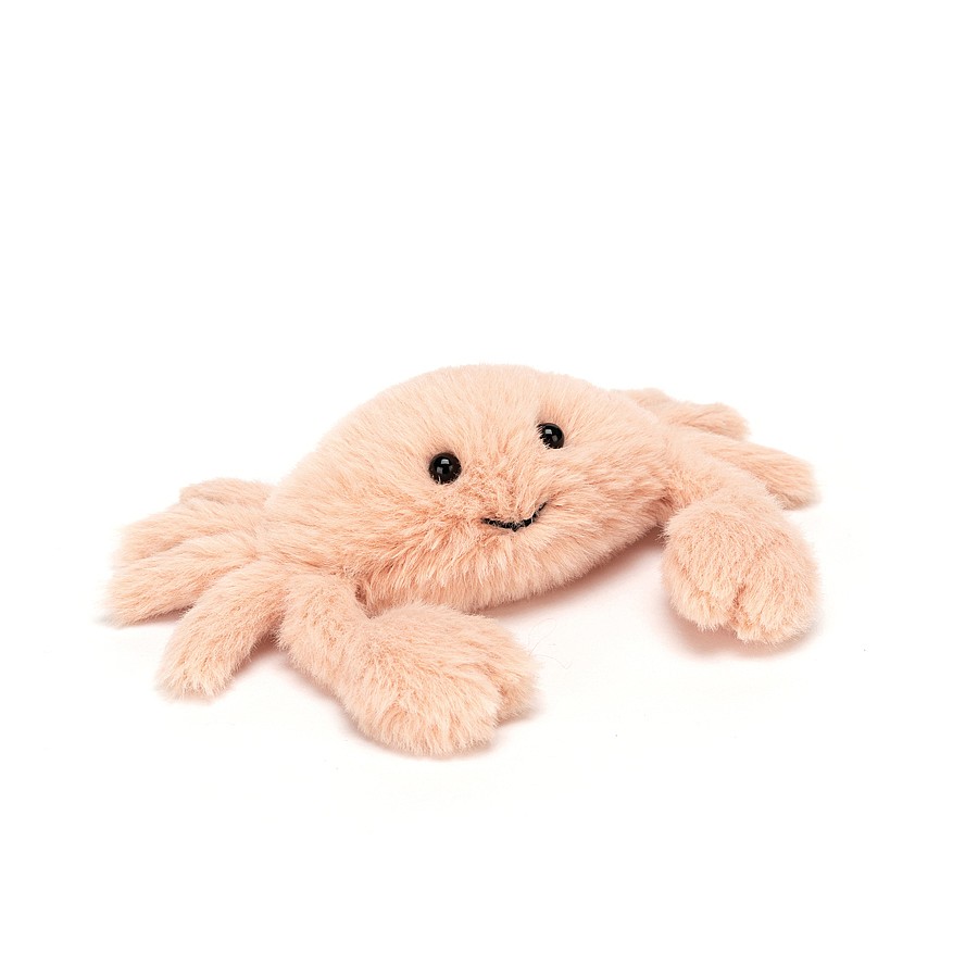 fluffy sea creature crab by jellycat