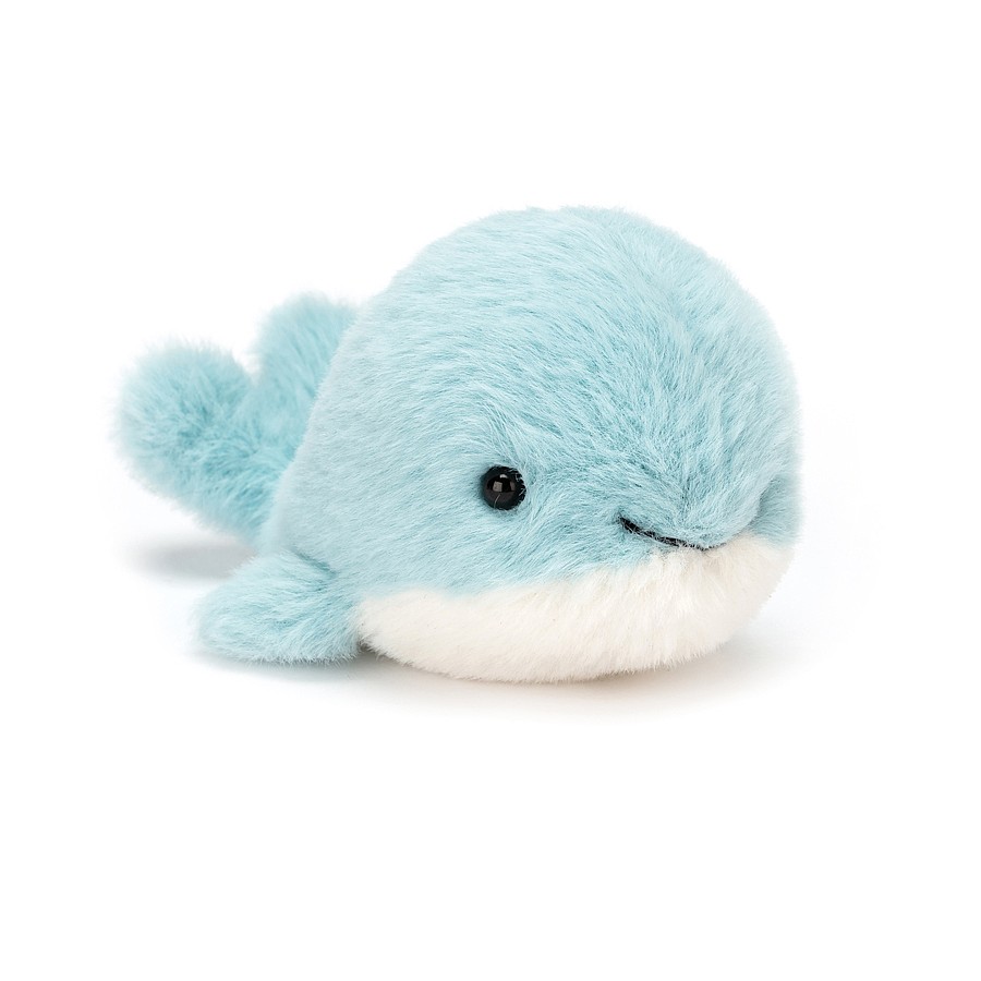 fluffy sea creature whale by jellycat