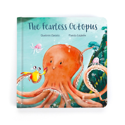 the fearless octopus board book by Jellycat