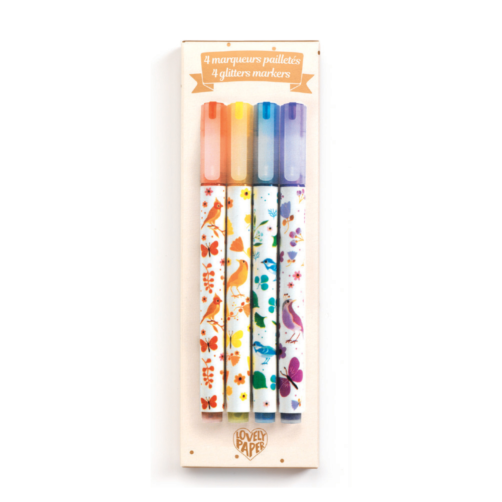 markers lovely paper glitter by Djeco