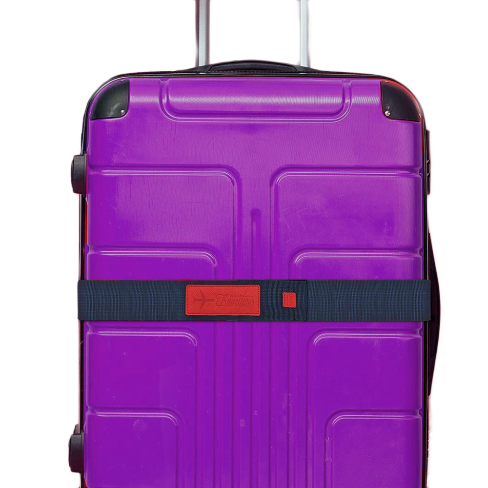 luggage strap on suitcase by legami