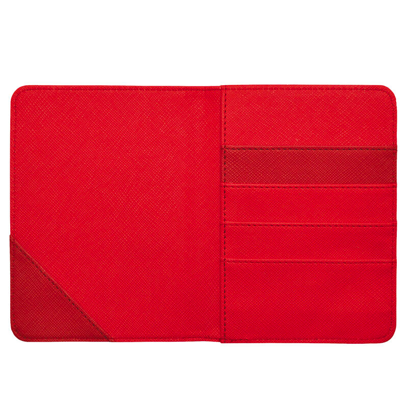 passport holder red by legami