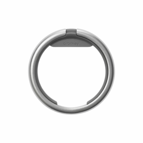 Orbitkey ring for car key silver