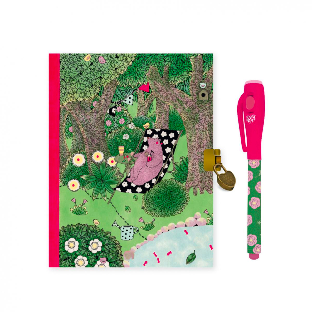 magic secret notebook fanny by djeco lovely paper