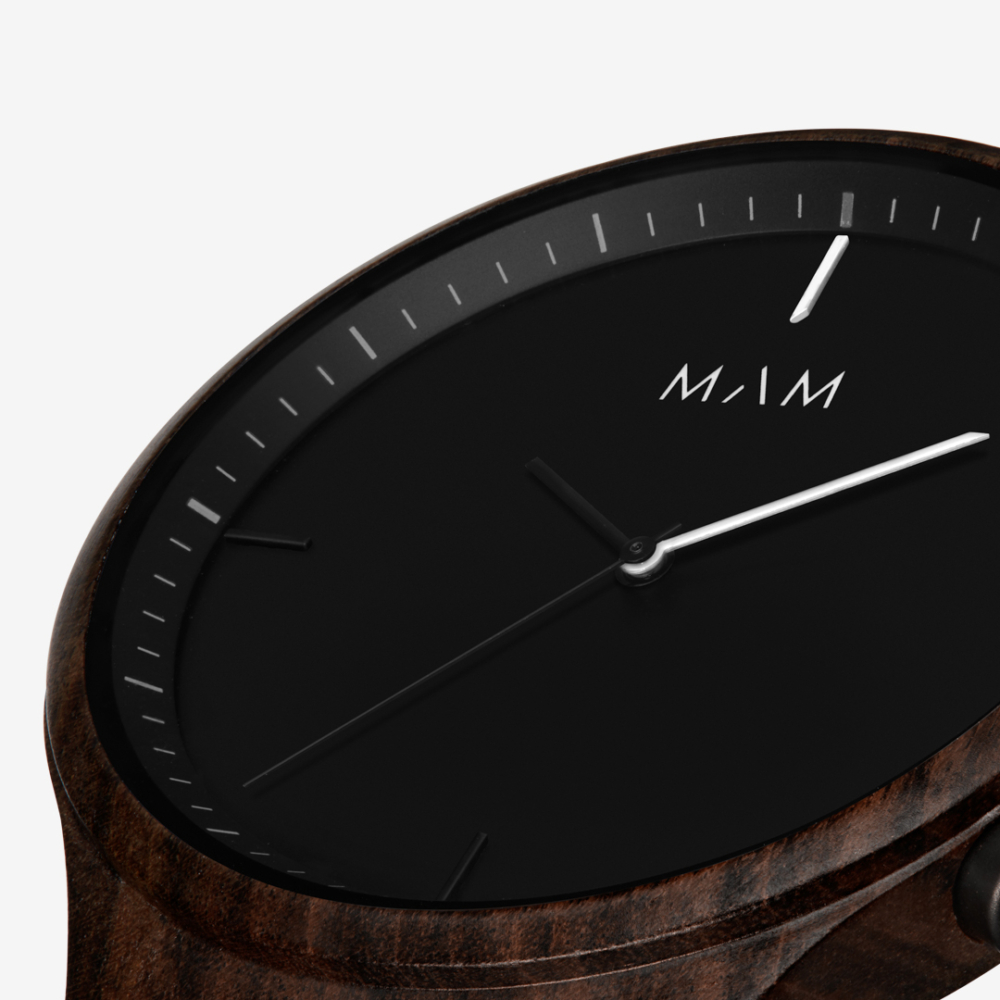 wooden watch volcano 610 face by mam