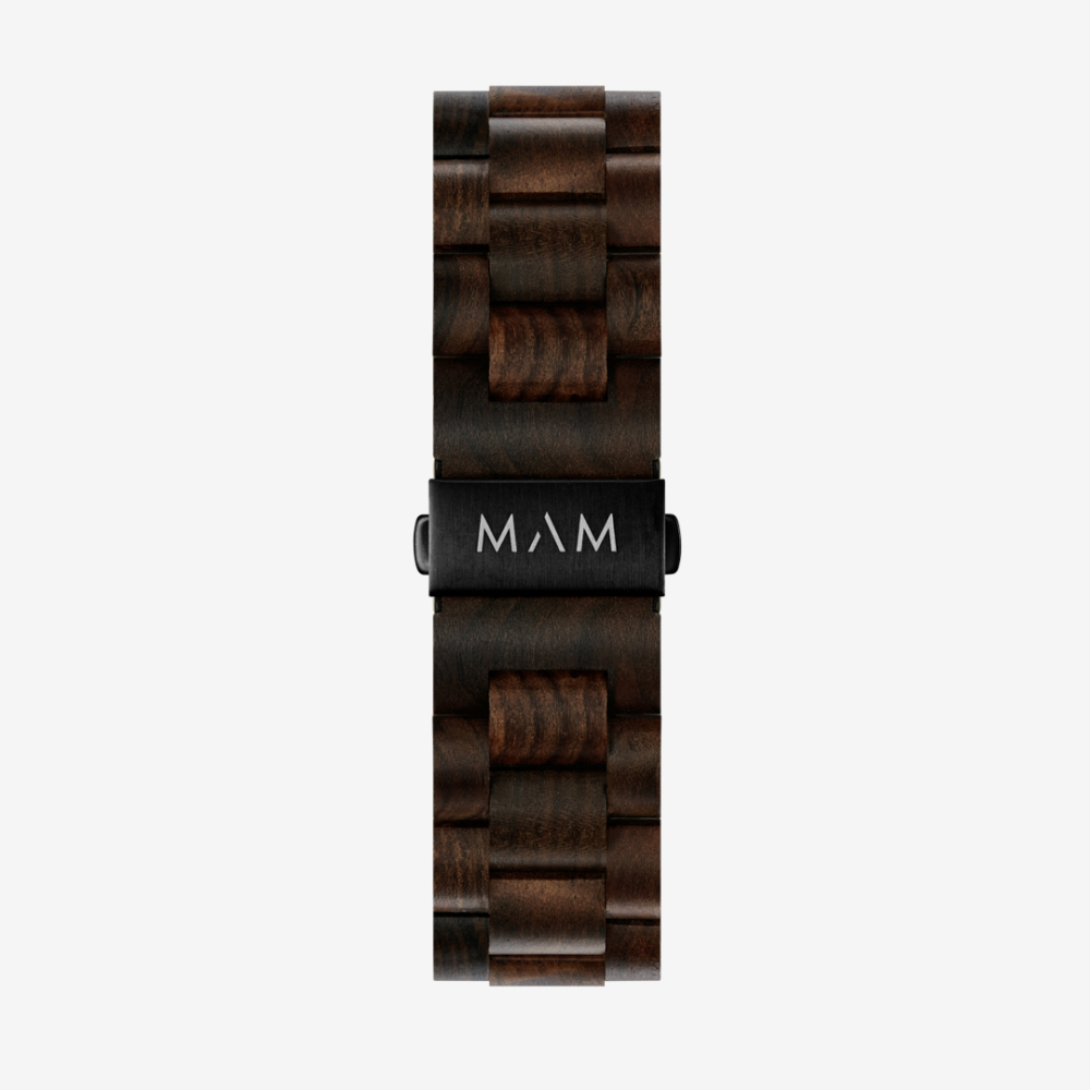 wooden watch volcano 610 strap by mam