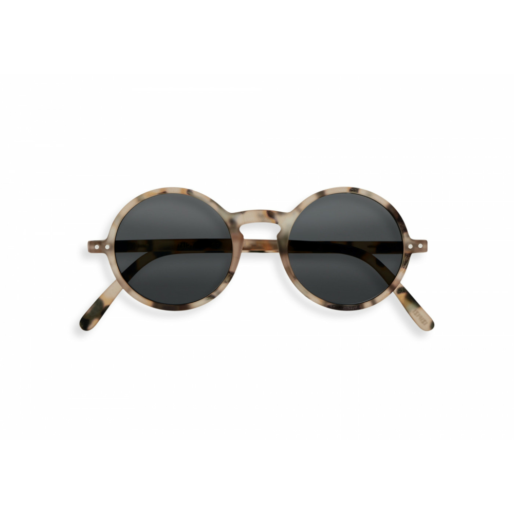 sunglasses light tortoise frame G round by izipizi