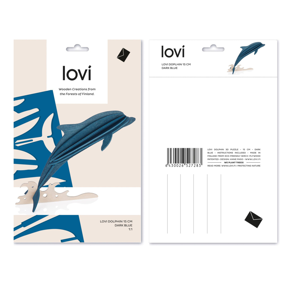 lovi dolphin dark blue packaging