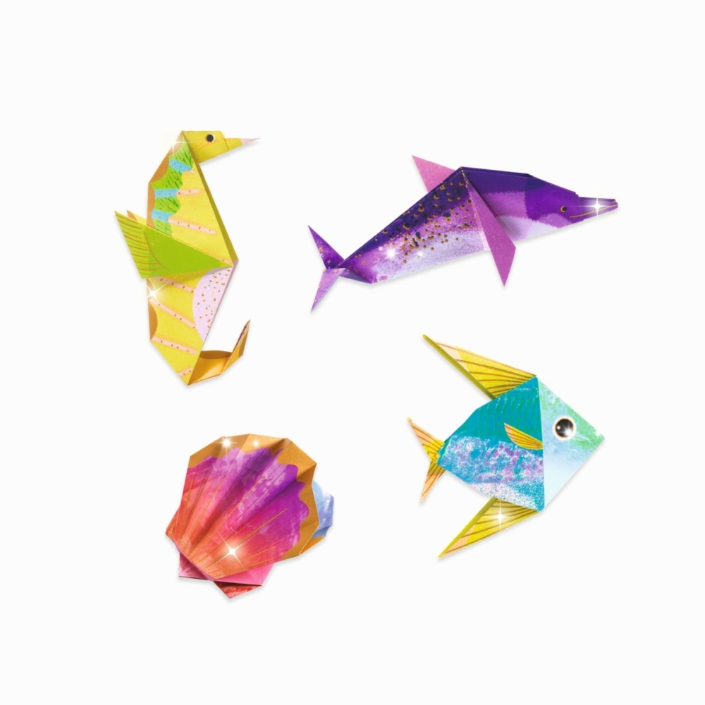 djeco origami sea creatures