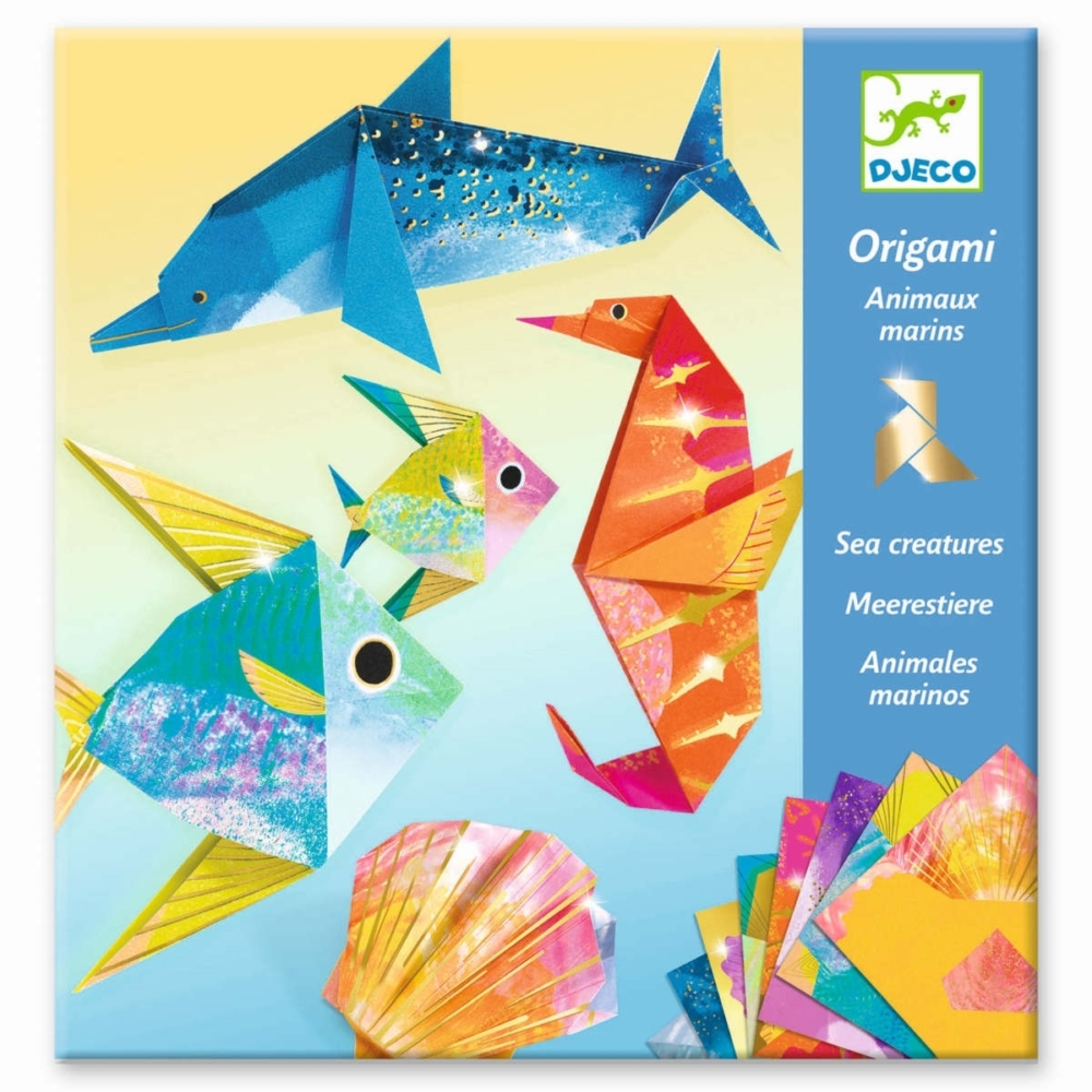 djeco origami sea creatures