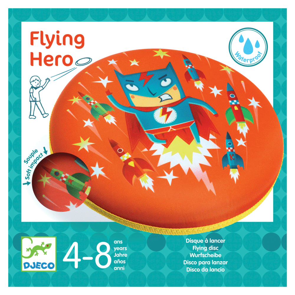Djeco frisbee flying hero