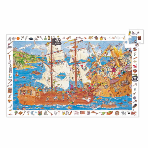 puzzle observation pirates by djeco