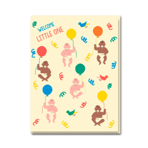 welcome little one card by 1973