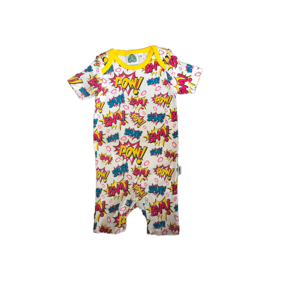 lazy baby pow summer suit